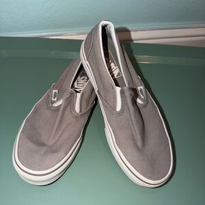 Vans Gray Slip-On Shoes